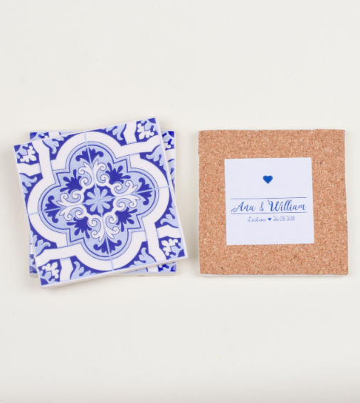 Portuguese Tiles as a Wedding Souvenirs by CRIVART - Genuine Soul