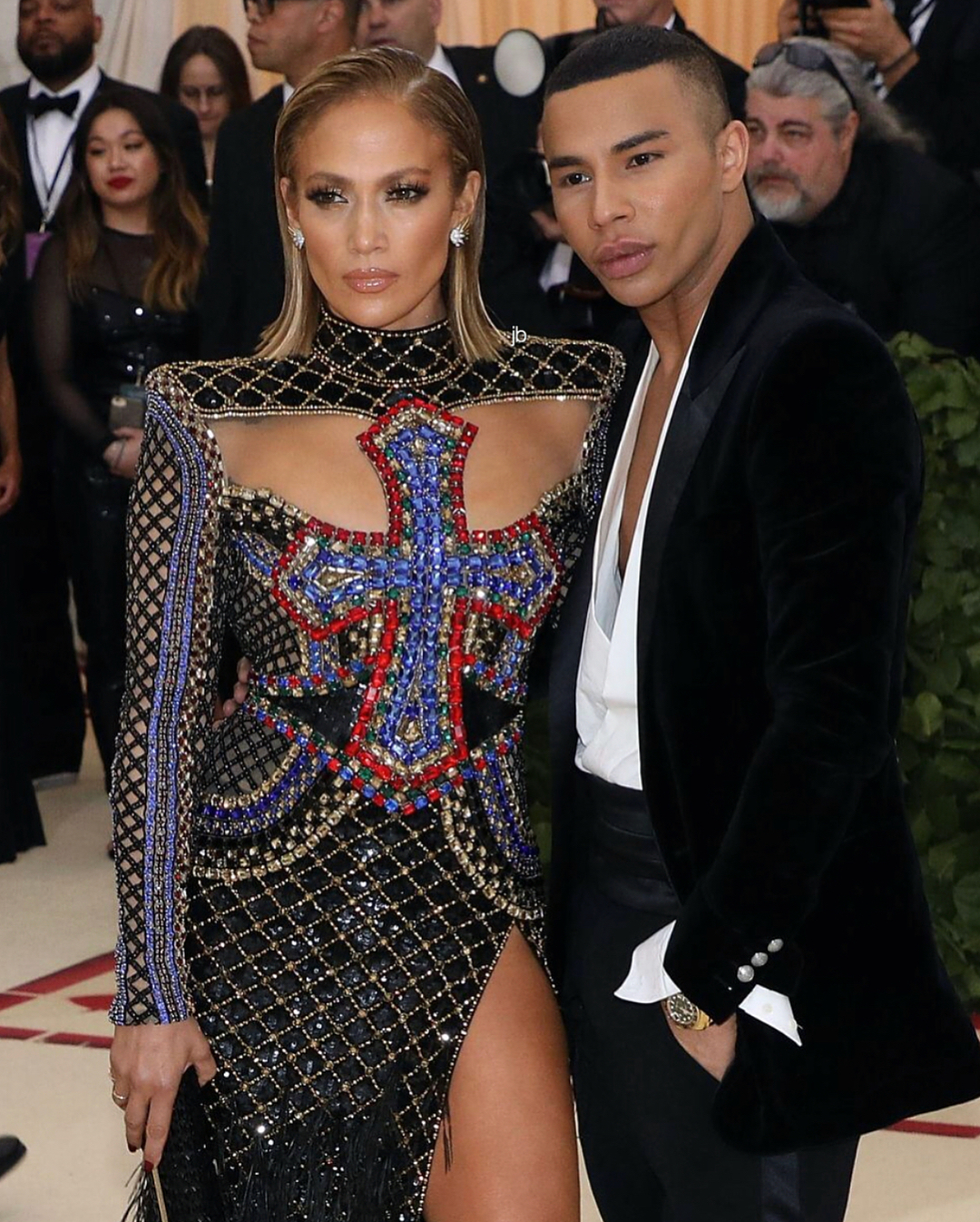 Jennifer Lopez em Balmain | Foto:: IG @jlo