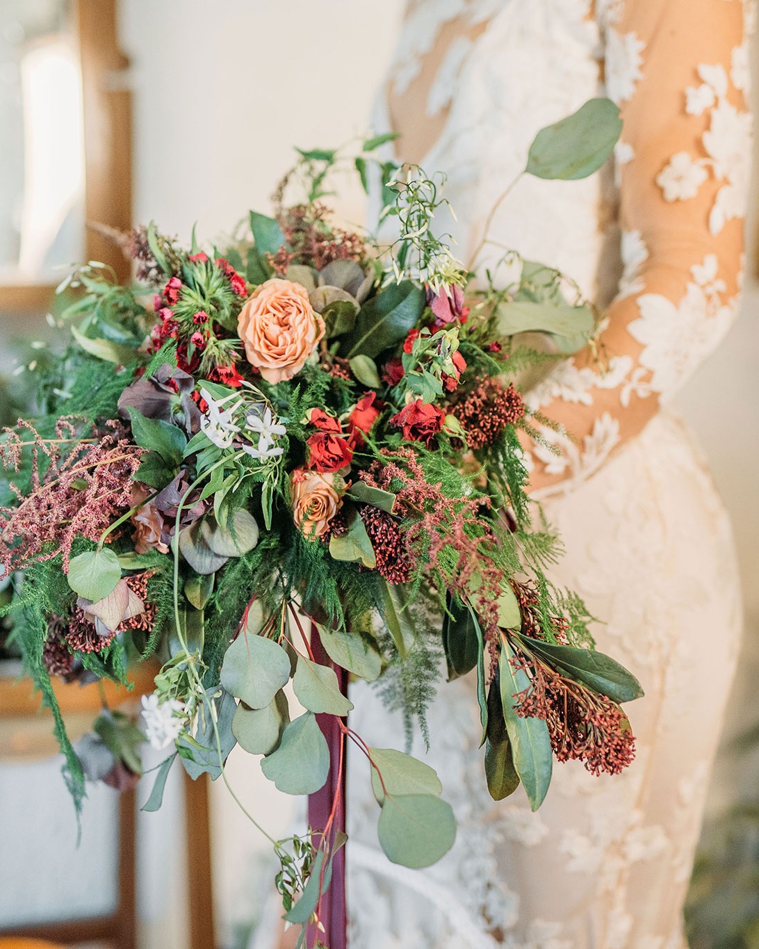 Decoração floral sustentável de casamento 