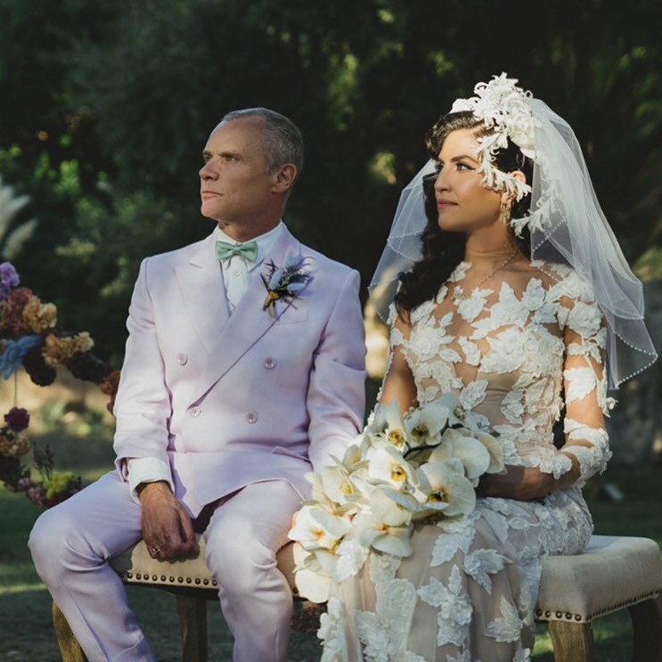 casamento Flea Red Hot Chili Peppers e Melody Ehsan